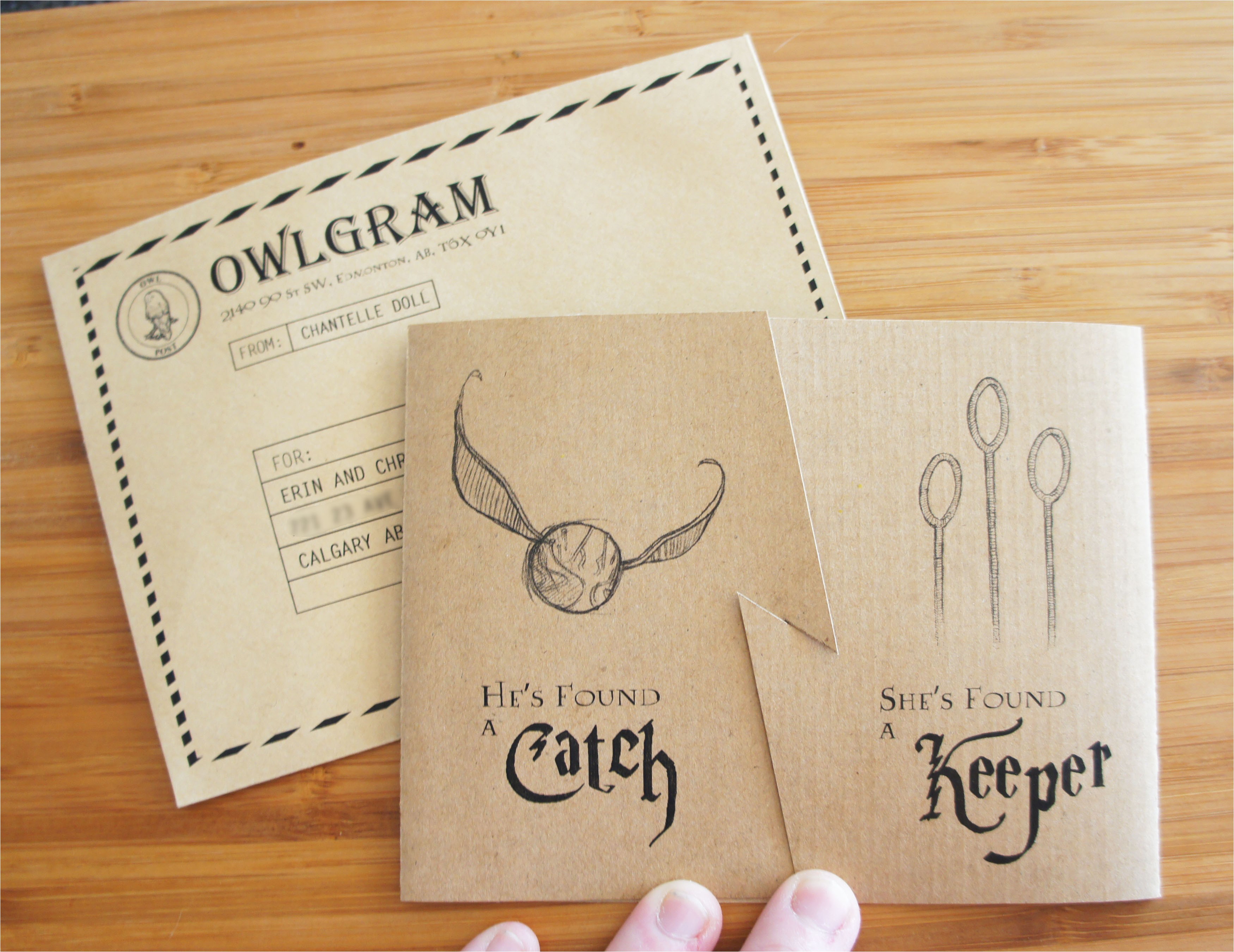 Harry Potter themed Bridal Shower Invitations A Very Harry Potter Couple’s Wedding Shower