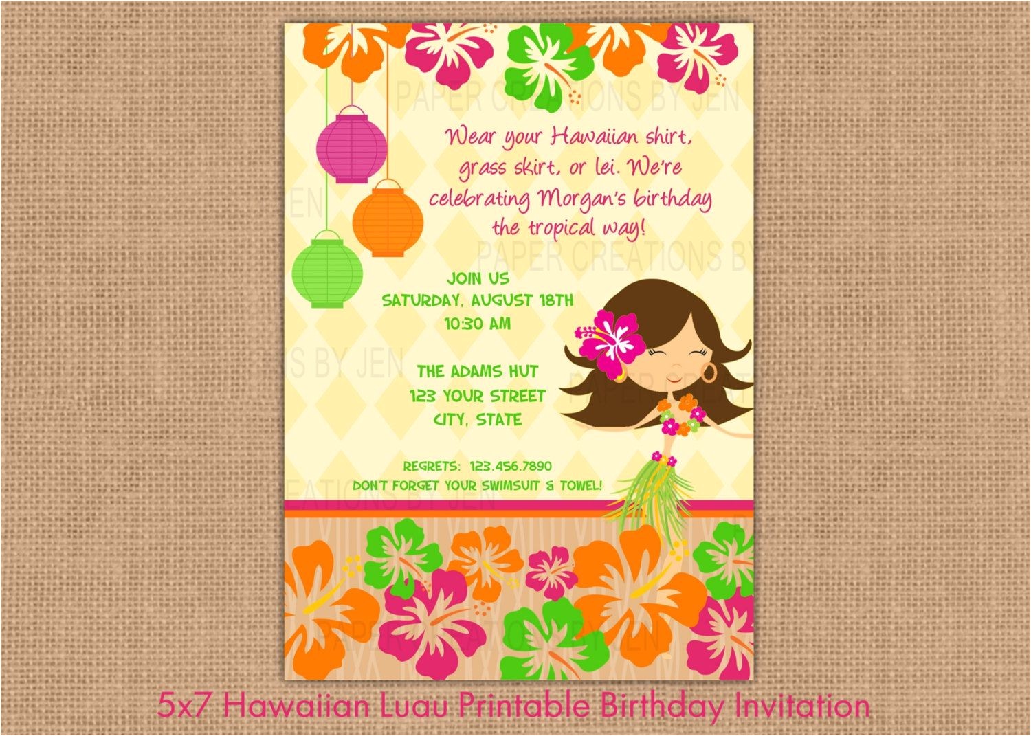 Hawaii theme Party Invites Luau Clip Art Hawaiian Luau Printable Birthday Hawaii theme Party Invites Luau Clip Art Hawaiian Luau Printable Birthday