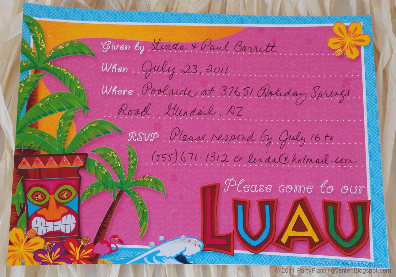 Hawaiian Birthday Party Invitations Templates Free Party Planning Center Free Printable Hawaiian Luau Party Hawaiian Birthday Party Invitations Templates Free Party Planning Center Free Printable Hawaiian Luau Party