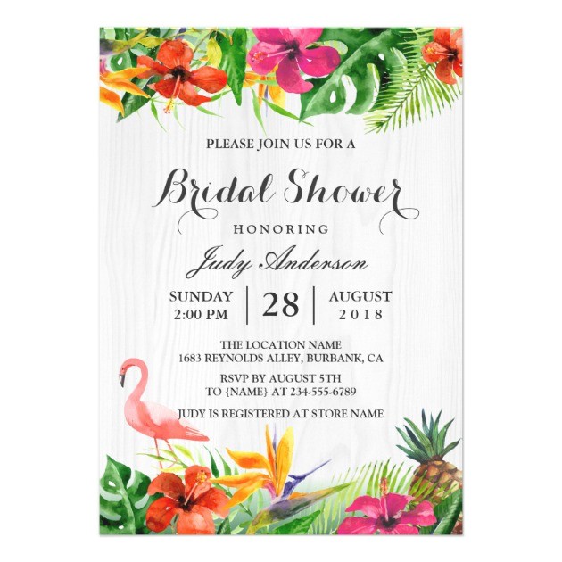 Hawaiian Bridal Shower Invitations Templates Personalized Luau Invitations Hawaiian Bridal Shower Invitations Templates Personalized Luau Invitations
