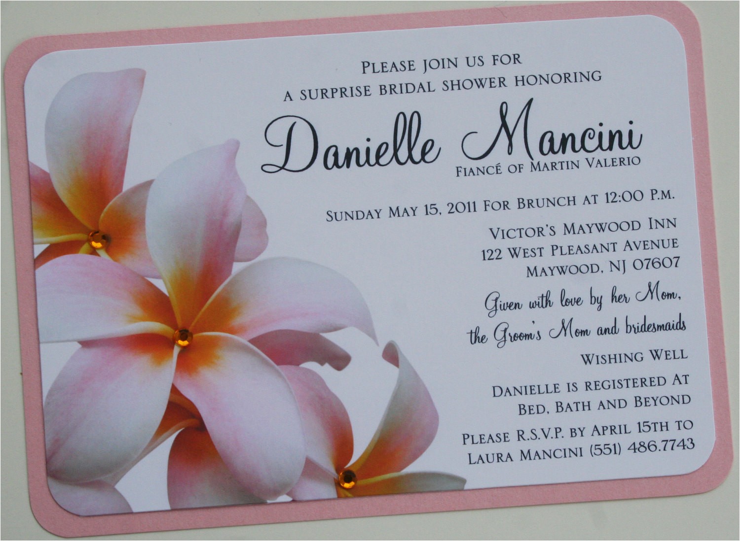 Hawaiian themed Bridal Shower Invitations Bridal Shower Invitations Hawaiian themed Bridal Shower