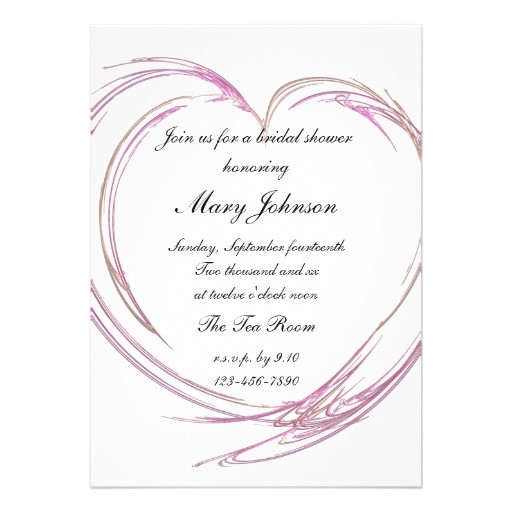 Heart Bridal Shower Invitations Bridal Shower Invitations Bridal Shower Invitations Hearts