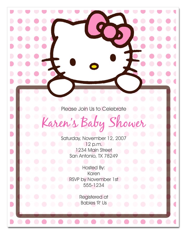 Hello Kitty Baby Shower Invitations Free Baby Shower Invitations Cute Hello Kitty Baby Shower Hello Kitty Baby Shower Invitations Free Baby Shower Invitations Cute Hello Kitty Baby Shower