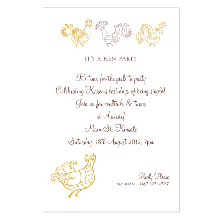 Hen Party Poems for Invites Perfect Hens Party Invitation Wording 10 for Rustic