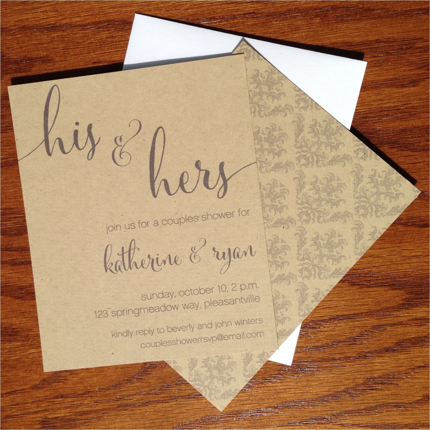 His and Hers Bridal Shower Invitations Chandeliers & Pendant Lights His and Hers Bridal Shower Invitations Chandeliers & Pendant Lights