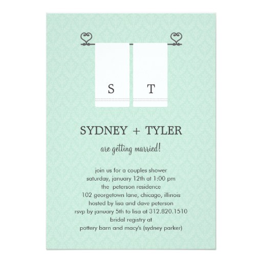 His and Hers Bridal Shower Invitations His and Hers Wedding Shower Invitation Blue His and Hers Bridal Shower Invitations His and Hers Wedding Shower Invitation Blue