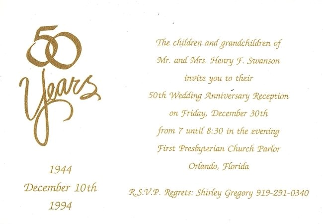 Homemade 50th Birthday Invitation Ideas 4 Ideas for Homemade 50th Anniversary Invitations 50th