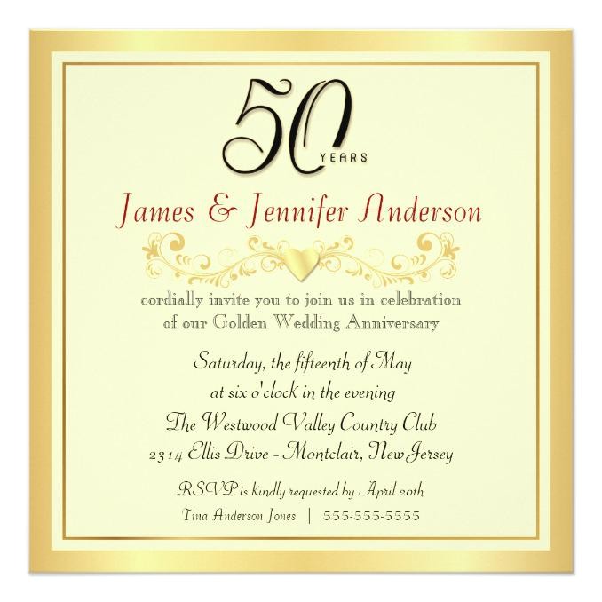 Homemade 50th Birthday Invitation Ideas Homemade 50th Anniversary Invitations