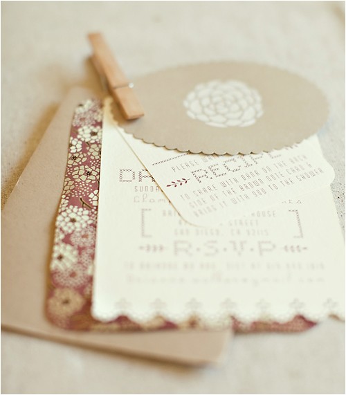Homemade Bridal Shower Invitation Ideas Handmade Wedding Shower Invites