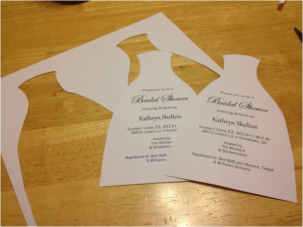 Homemade Bridal Shower Invitations Templates How to Diy Bridal Shower Invitations We Tie the Knots