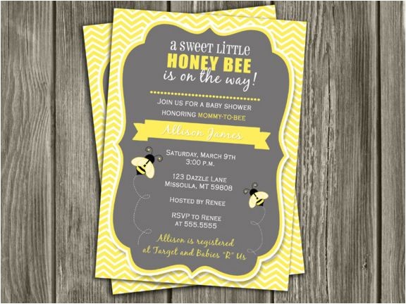Honey Bee Bridal Shower Invitations Printable Honey Bee Baby Shower Invitation Honey Bee Bridal Shower Invitations Printable Honey Bee Baby Shower Invitation