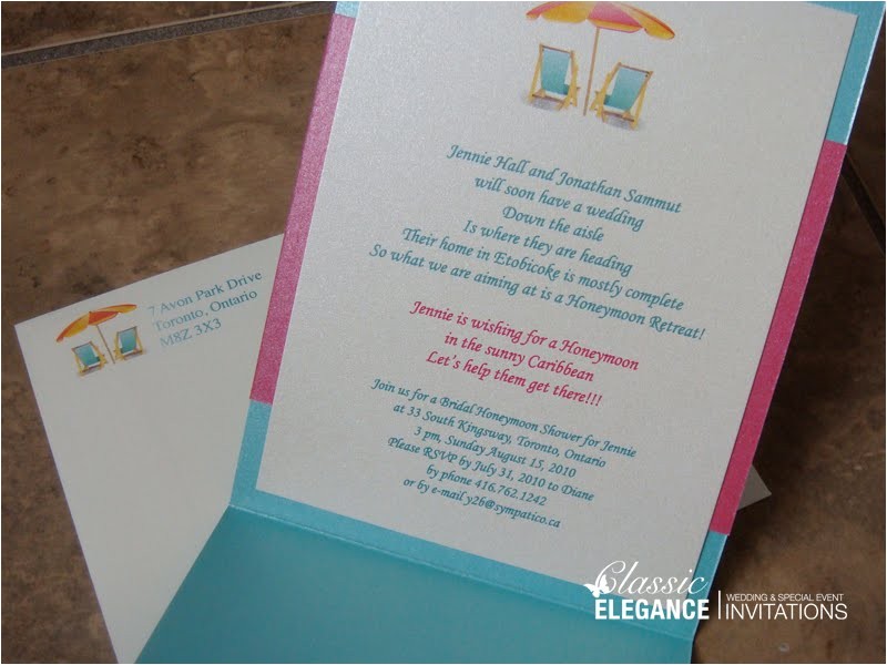 Honeymoon themed Bridal Shower Invitations Classic Elegance Invitations Honeymoon Bridal Shower Honeymoon themed Bridal Shower Invitations Classic Elegance Invitations Honeymoon Bridal Shower