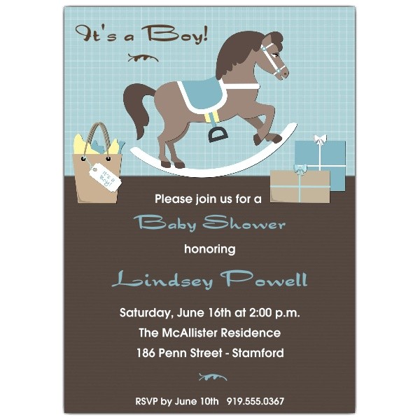 Horse themed Baby Shower Invitations Rocking Horse Boy Baby Shower Invitations Horse themed Baby Shower Invitations Rocking Horse Boy Baby Shower Invitations