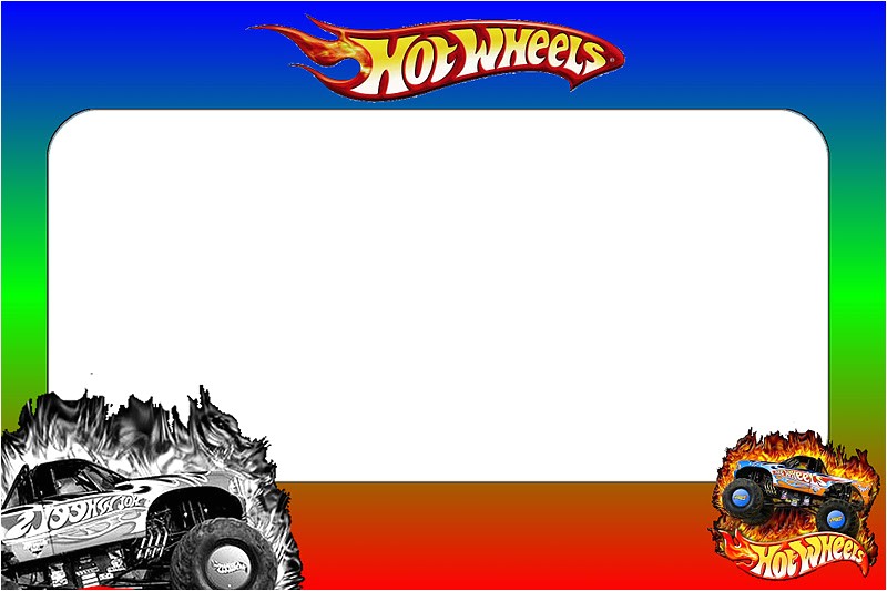 Hot Wheels Party Invitations Printable Hot Wheels Party Free Printable Invitations
