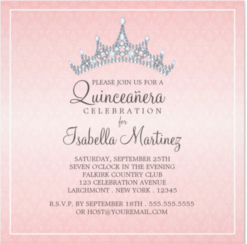 How to Make Quinceanera Invitations at Home Free Quinceanera Invitation Template orderecigsjuice Info