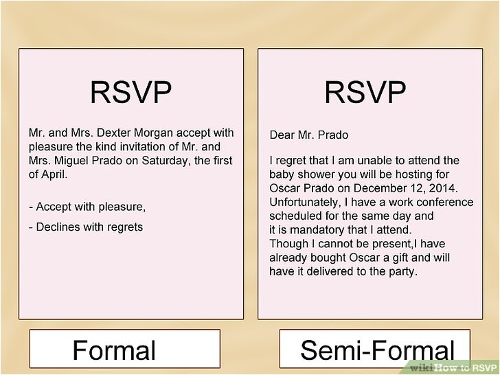 How to Respond to Bridal Shower Invitation How to Rsvp with Sample Rsvp Notes Wikihow How to Respond to Bridal Shower Invitation How to Rsvp with Sample Rsvp Notes Wikihow