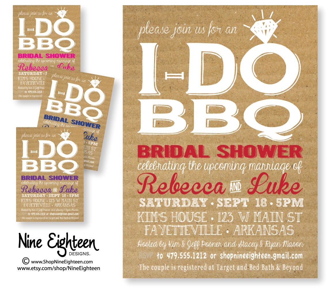 I Do Bbq Bridal Shower Invitations I Do Bbq Bridal Shower Invitation Custom by Nineeighteen I Do Bbq Bridal Shower Invitations I Do Bbq Bridal Shower Invitation Custom by Nineeighteen