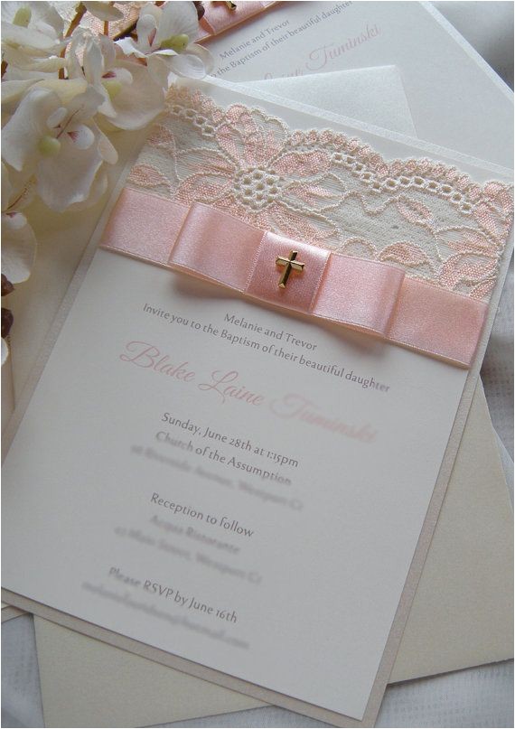 Ideas for Baptism Invitations 1000 Ideas About Christening Invitations On Pinterest