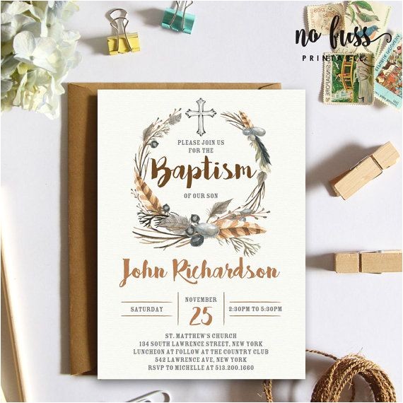Ideas for Baptism Invitations 25 Best Ideas About Baptism Invitations On Pinterest