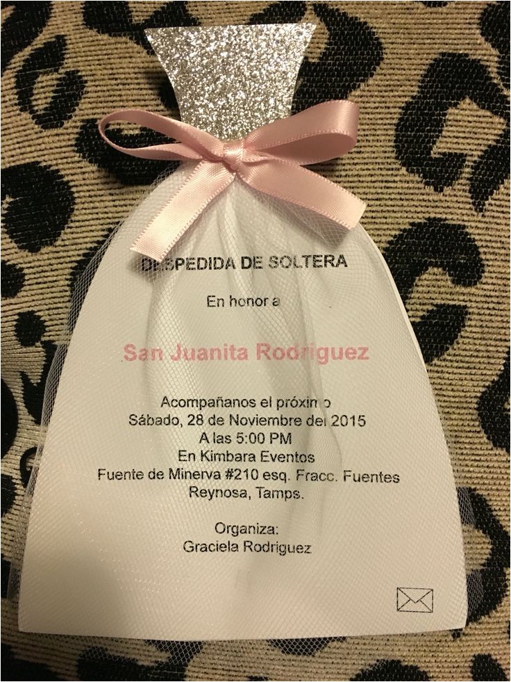 Ideas for Bridal Shower Invitations Despedida De soltera Invitación Bridal Shower Invitation