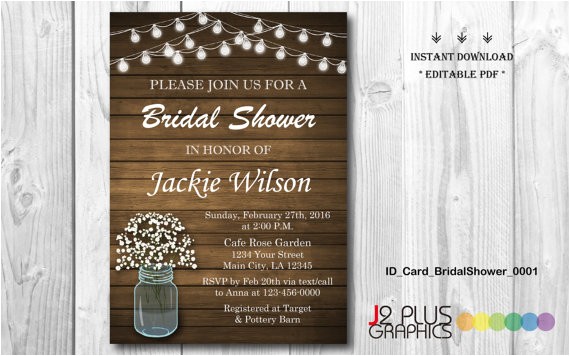 Instant Download Bridal Shower Invitations Instant Download Bridal Shower Invitation Printable Rustic Instant Download Bridal Shower Invitations Instant Download Bridal Shower Invitation Printable Rustic