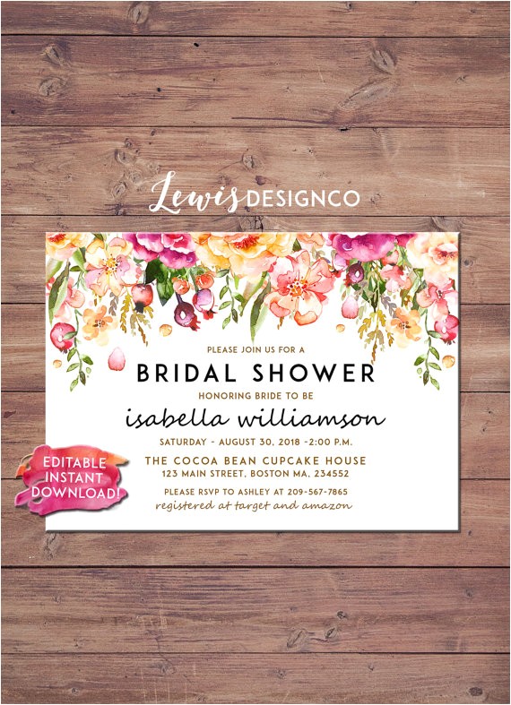 Instant Download Bridal Shower Invitations Instant Download Diy Pdf Bridal Shower Invitation Instant Download Bridal Shower Invitations Instant Download Diy Pdf Bridal Shower Invitation
