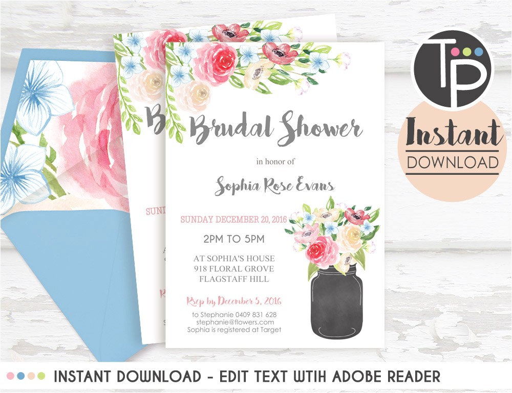 Instant Download Bridal Shower Invitations Mason Jar Bridal Shower Invitation Instant Download Bridal Instant Download Bridal Shower Invitations Mason Jar Bridal Shower Invitation Instant Download Bridal