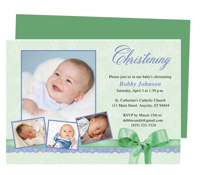 Invitation Card for Baptism Of Baby Boy Template 21 Best Printable Baby Baptism and Christening Invitations