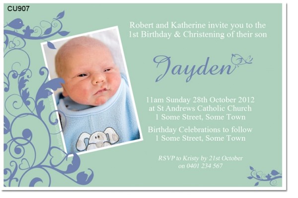 Invitation Card for Baptism Of Baby Boy Template Invitation for Christening Boy Gallery Invitation Sample