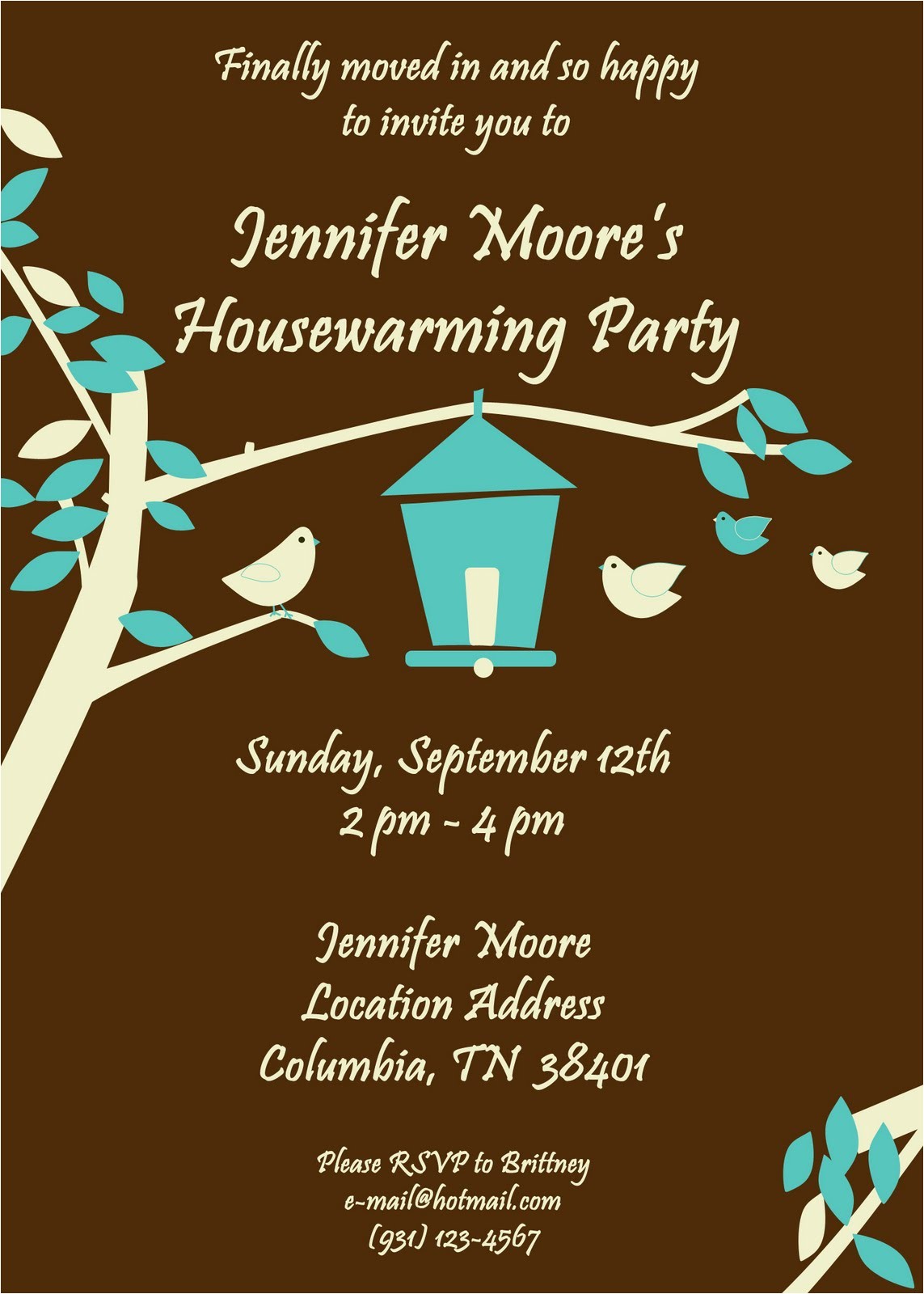 Invitation for A Housewarming Party Fanci Cakes & More Housewarming Party Cake & Invitation