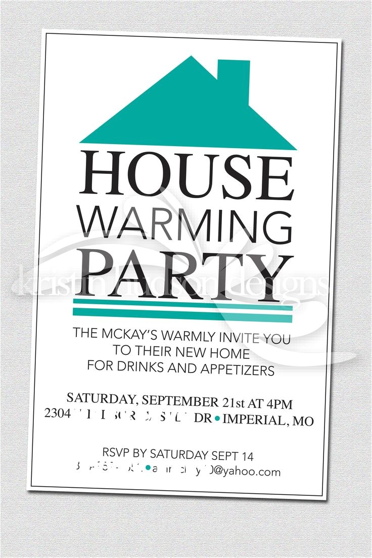 Invitation for A Housewarming Party House Warming Party Invite House Warming Party