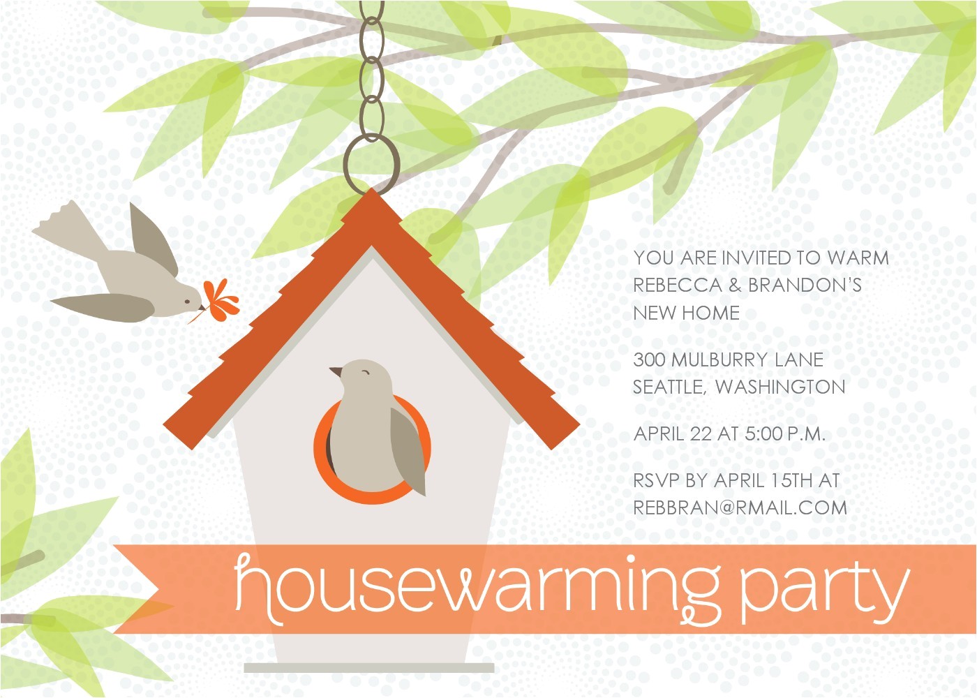 Invitation for A Housewarming Party Housewarming Party Invitation