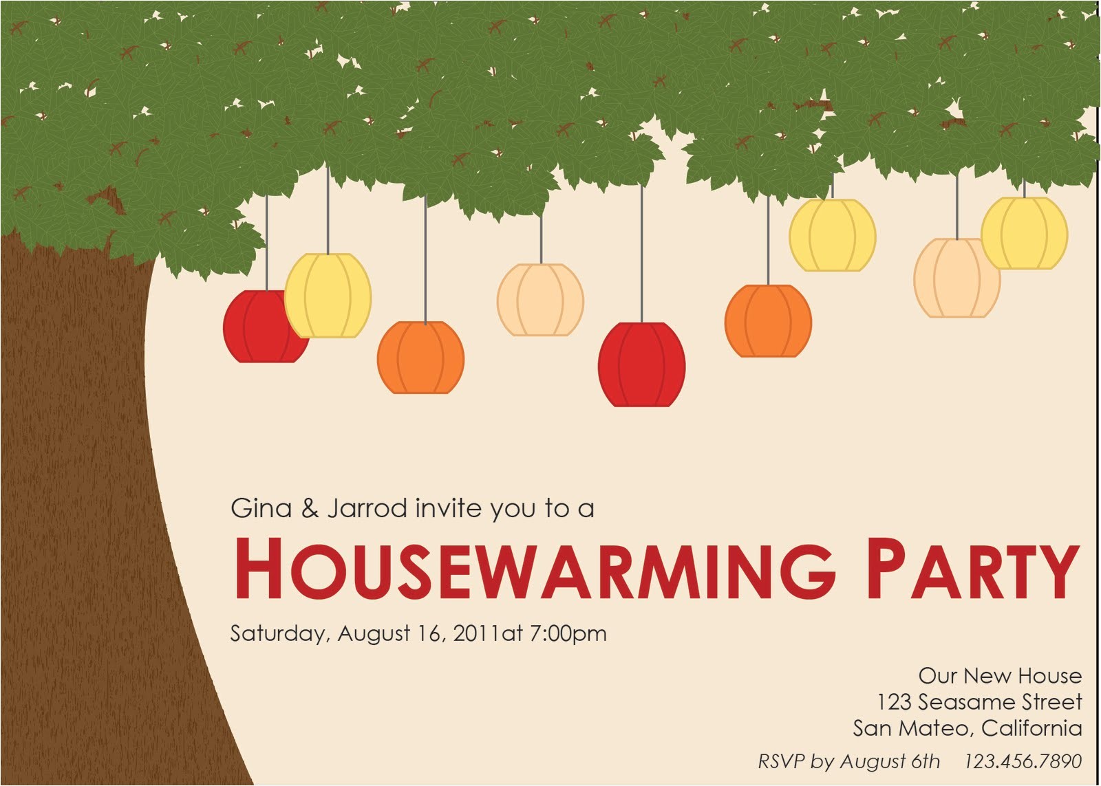 Invitation for A Housewarming Party Housewarming Party Invitations