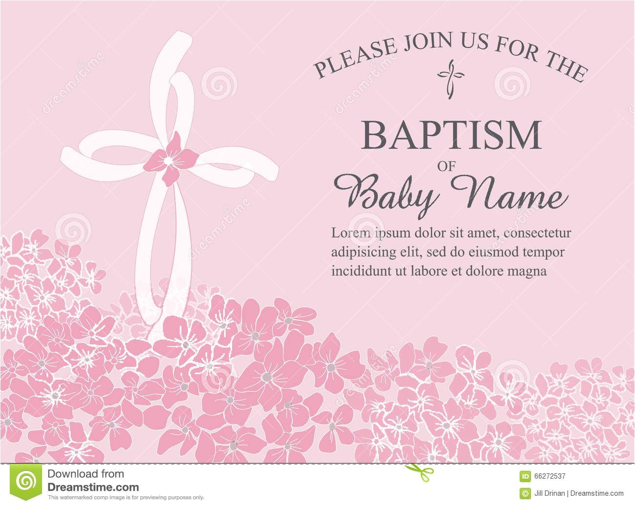 Invitation for Baptism Template Baptismal Invitation Template Baptism Invitation