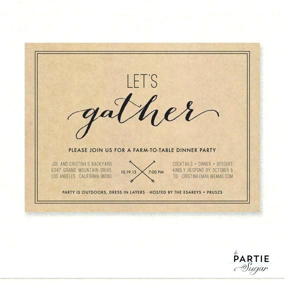Invitation for Dinner Party at Office New Dinner Party Invitation Email Template for Best