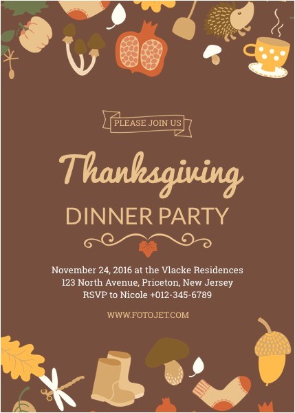 Invitation for Thanksgiving Party to Teachers Thanksgiving Invitation Templates – Happy Easter