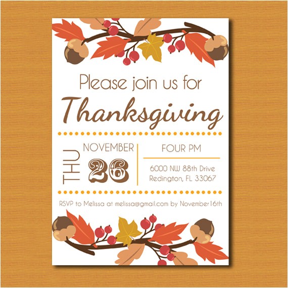 Invitation for Thanksgiving Party to Teachers Thanksgiving Invitation Thanksgiving Invite