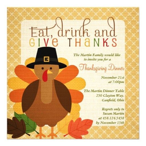 Invitation for Thanksgiving Party to Teachers Thanksgiving Lunch Invitations – Festival Collections