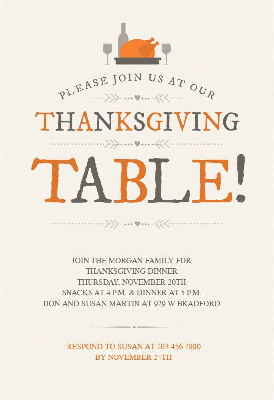 Invitation for Thanksgiving Party to Teachers Thanksgiving Table Free Thanksgiving Invitation Template
