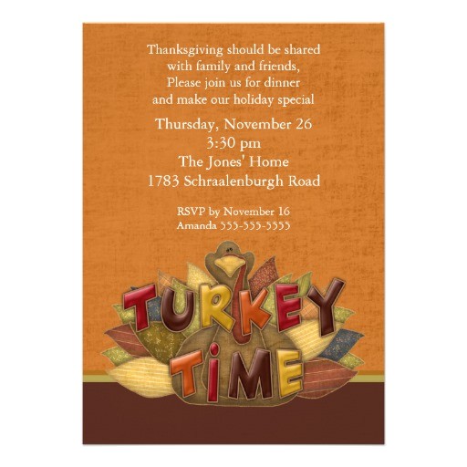 Invitation Letter for Thanksgiving Party Invitation Letter for Thanksgiving Dinner