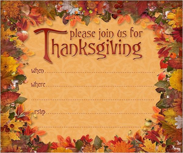 Invitation Wording for Thanksgiving Party Thanksgiving Invitations 365greetings Com