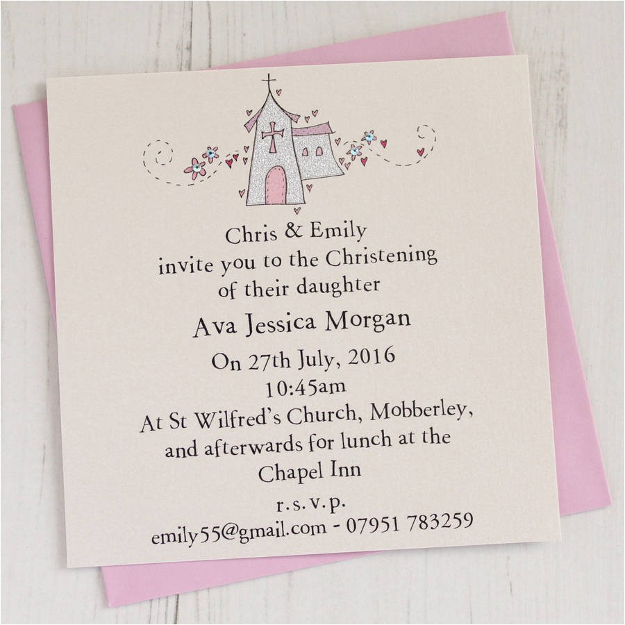 Invitations for A Baptism Personalised Christening Invitation Pack by Eggbert Invitations for A Baptism Personalised Christening Invitation Pack by Eggbert
