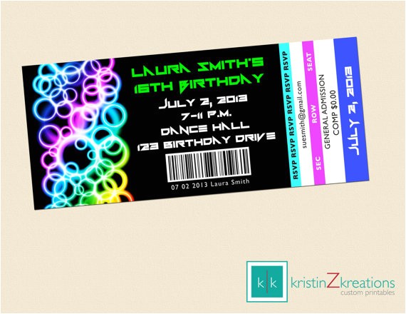 Invitations for Glow In the Dark Party 15 Glow In the Dark Party Ideas B Lovely events