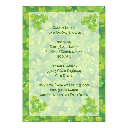 Irish Bridal Shower Invitations 227 Irish Bridal Shower Invitations Irish Bridal Shower