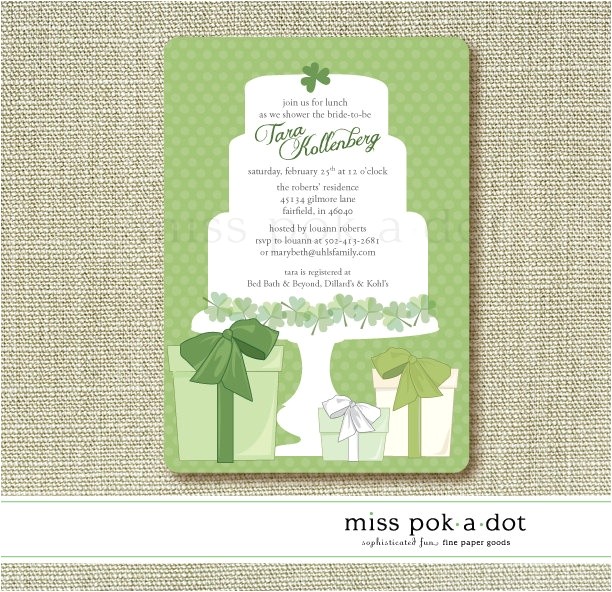 Irish Bridal Shower Invitations Bridal Shower Invitations Bridal Shower Invitations Irish