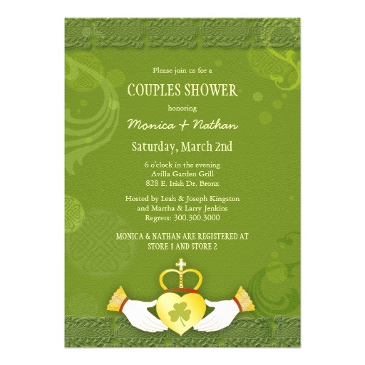 Irish Bridal Shower Invitations Bridal Shower Invitations Bridal Shower Invitations Irish
