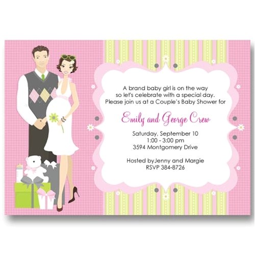 Jack and Jill Baby Shower Invitation Wording Jack and Jill Baby Shower Invitations