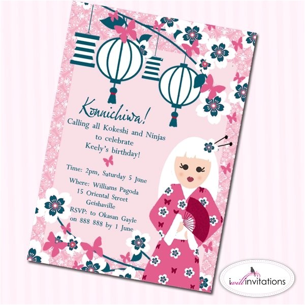 Japanese Tea Party Invitations 60 Best Eila 39 S Party theme Japanese Tea Party Images On