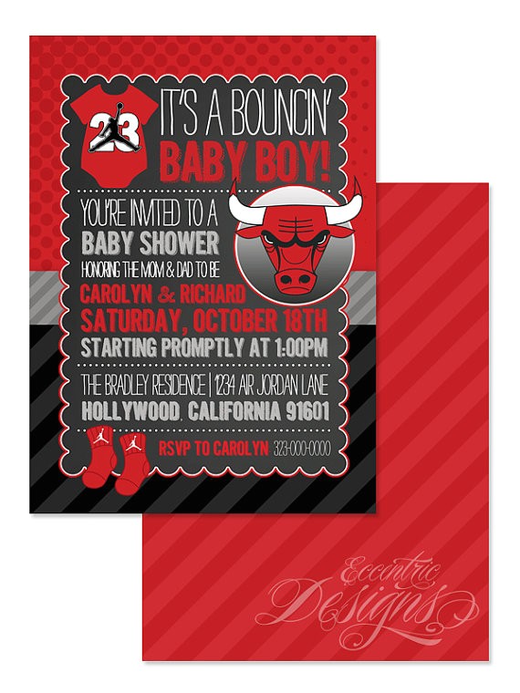 Jordan Baby Shower Invitations Set 20 5×7 Air Jordan Invitation You Print Jumpman Invite Air