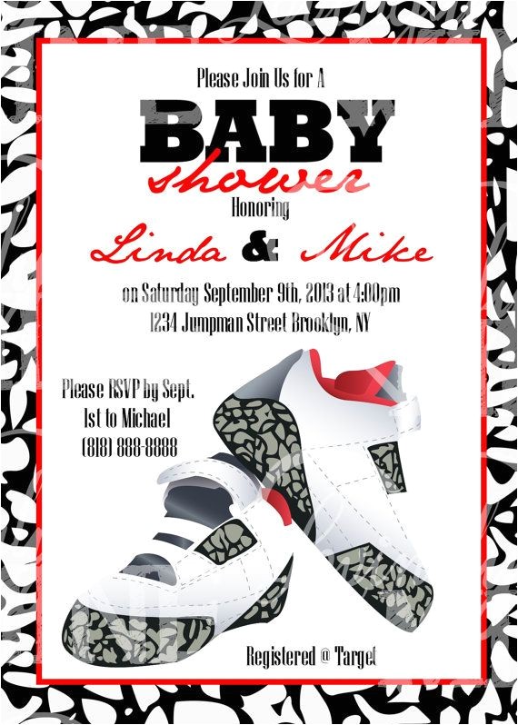 Jordan themed Baby Shower Invitations 30 Best ashley S Jordan Inspired Baby Shower theme Images